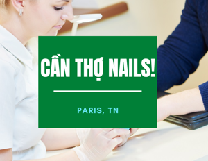 Ảnh của Tiệm nails ở Paris, Tennessee đang CẦN GẤP GẤP… 2 thợ biết làm chân tay nước, gel, dip, bột,… hoặc chân tay nước và gel cũng ok. Lương $1,300 đến $1,800/tuần. Tiệm 99% Mỹ trắng. Xin gọi số 801-413-4610(Cell) hoặc 706-284-5531(Work) để đi làm liền.