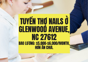Picture of Cần thợ nails ở tiệm Diva Nails & Spa, Glenwood Avenue Raleigh, NORTH CALIFORNIA . Income/month: $6,000