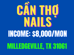 Ảnh của Cần thợ nails in Milledgeville, GA 31061 INCOME CAO TIP HẬU