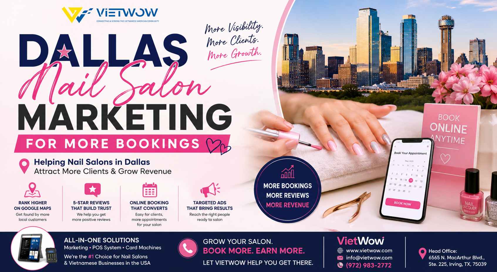 Dallas Nail Salon Marketing For More Bookings