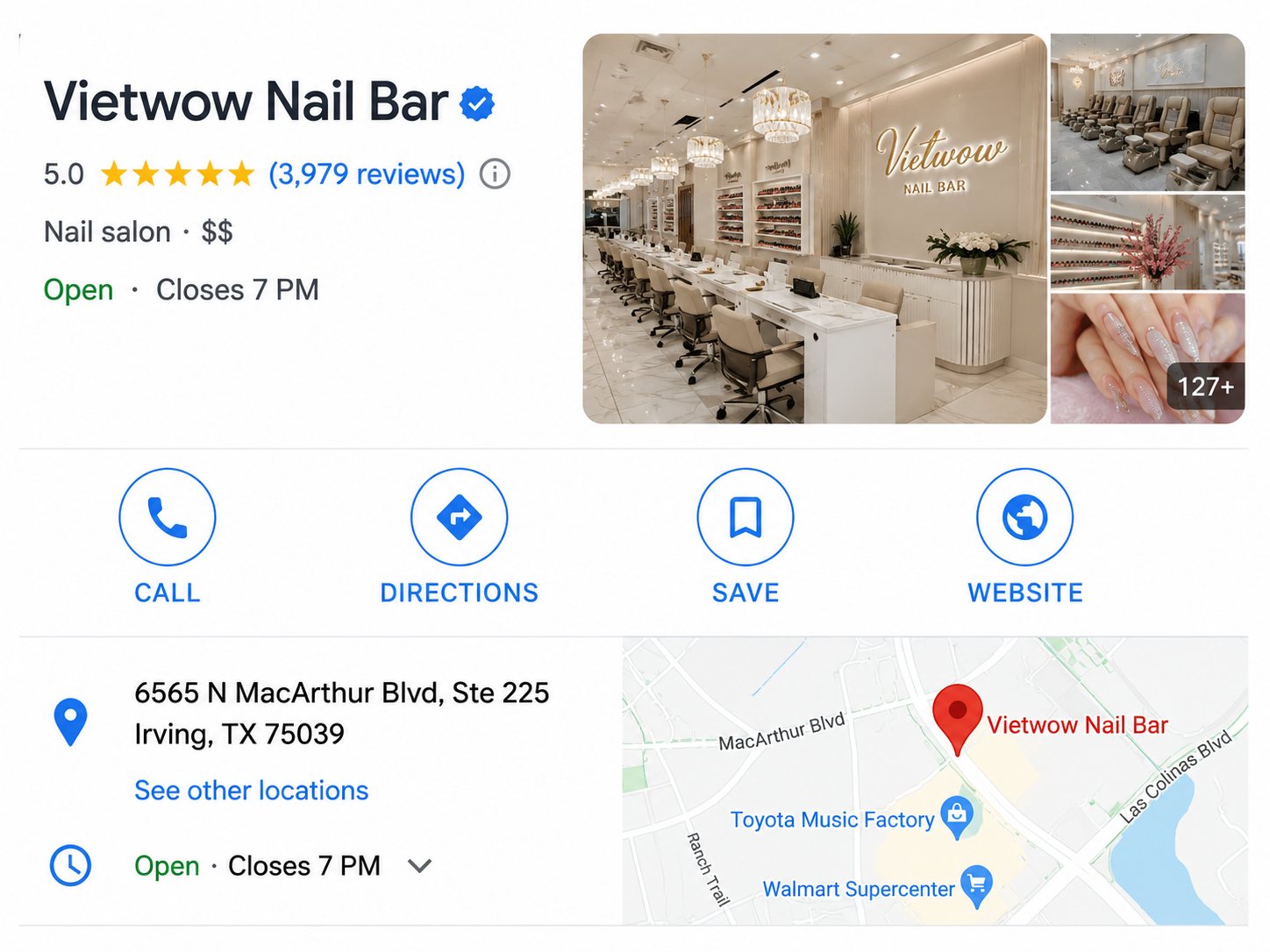 Google Maps Marketing for Nail Salons