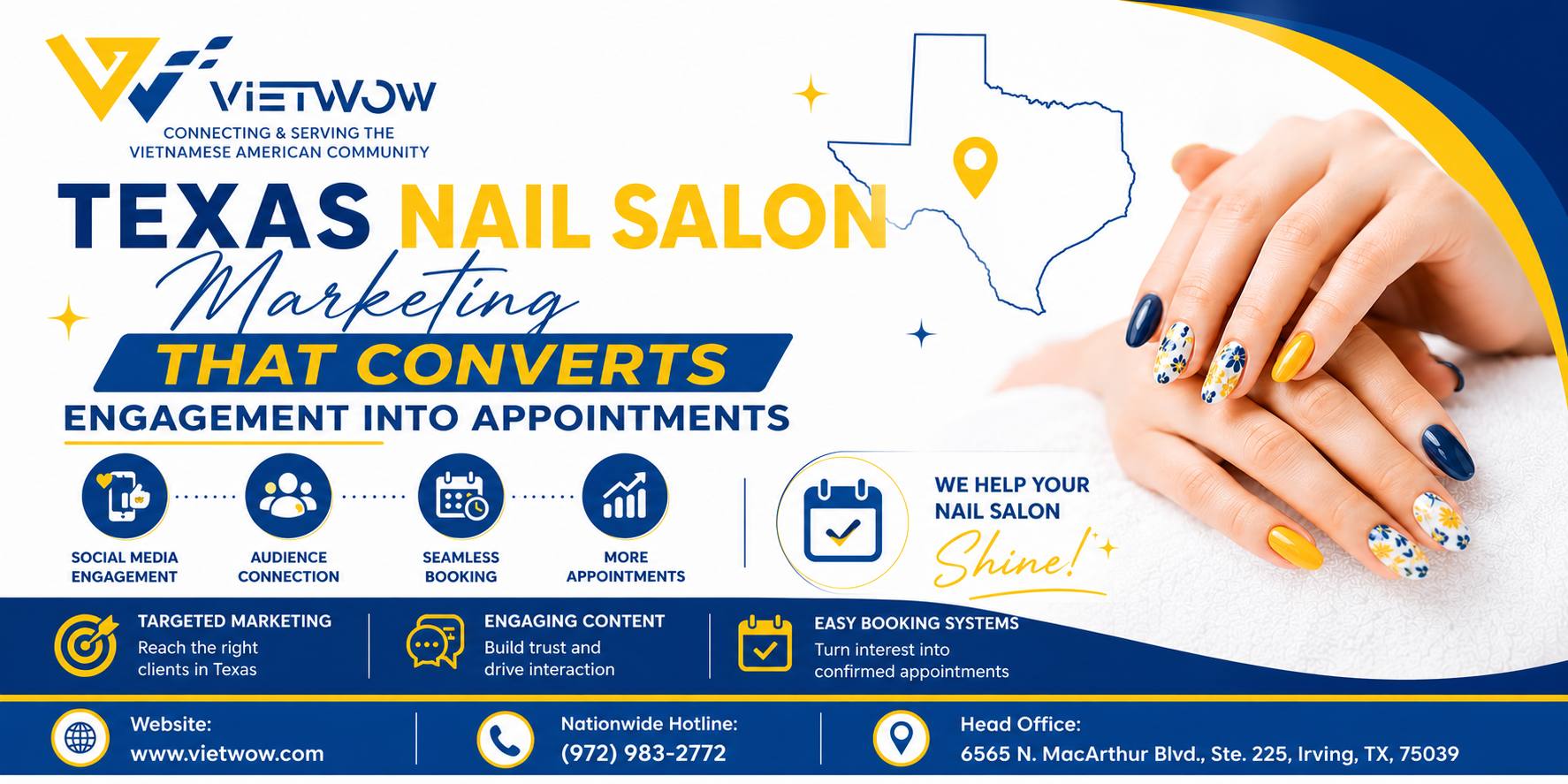 Texas Nail Salon Marketing That Converts Engagement into Appointments