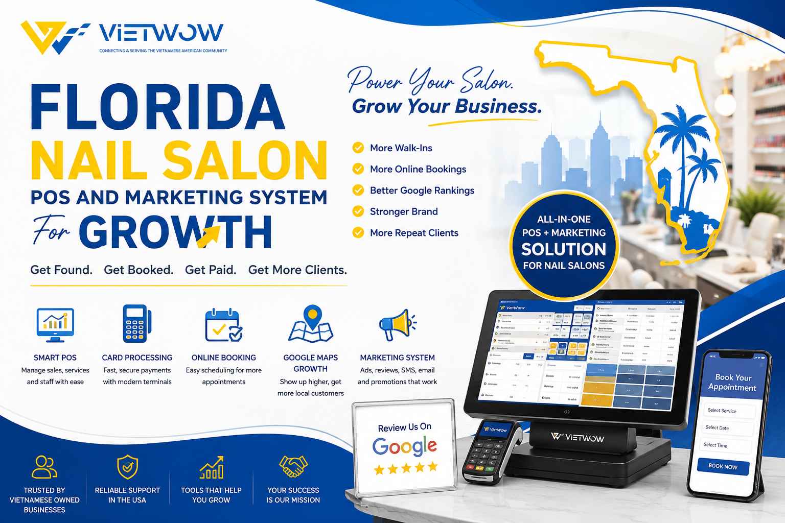 Florida Nail Salon POS And Marketing System For Growth