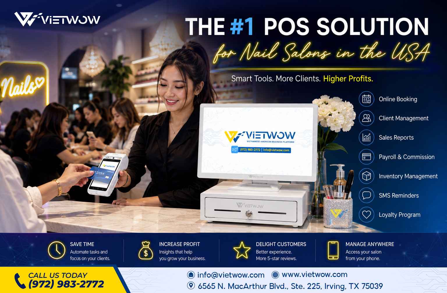 Best POS System For Nail Salons In Texas