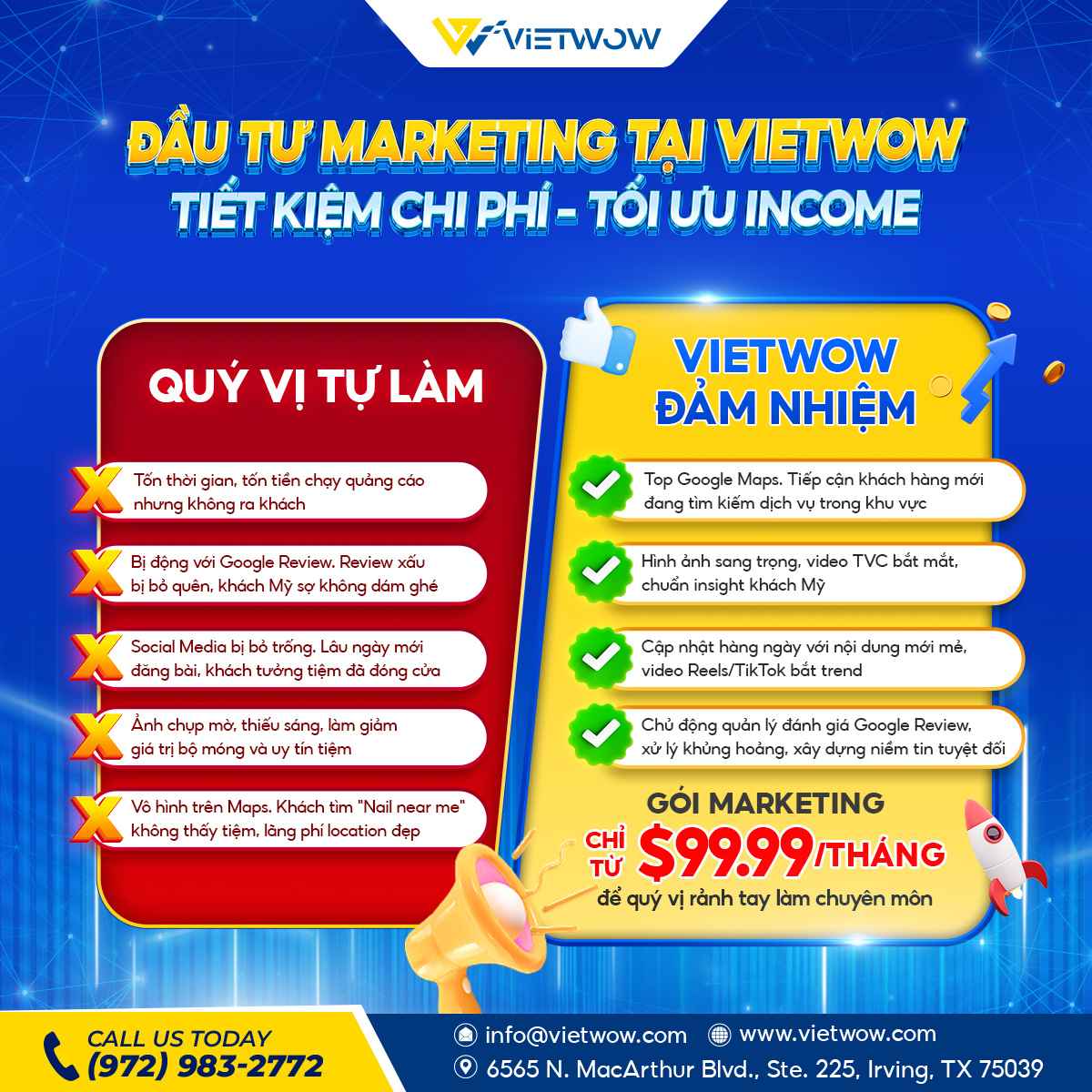 Nail Salon Marketing in Texas – Get More Clients for Just $99.99/Month